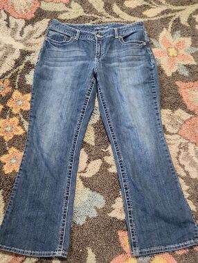 Maurices Women's Medium Blue Flare Jeans